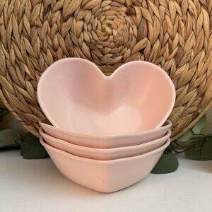 Opalhouse Pink Heart-Shaped Bowls